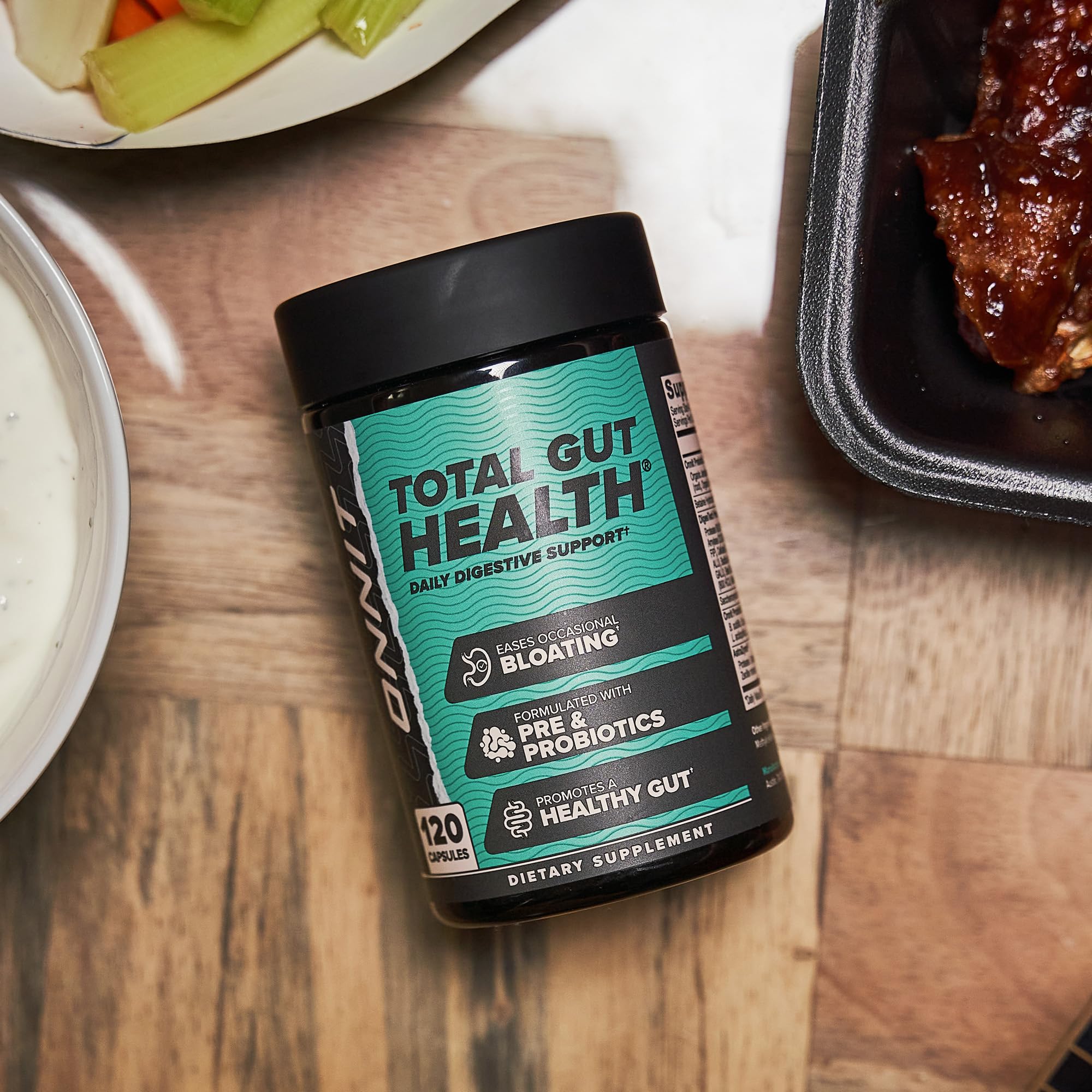 ONNIT Sans Caféine : flacon sans stimulant, digestion normale.