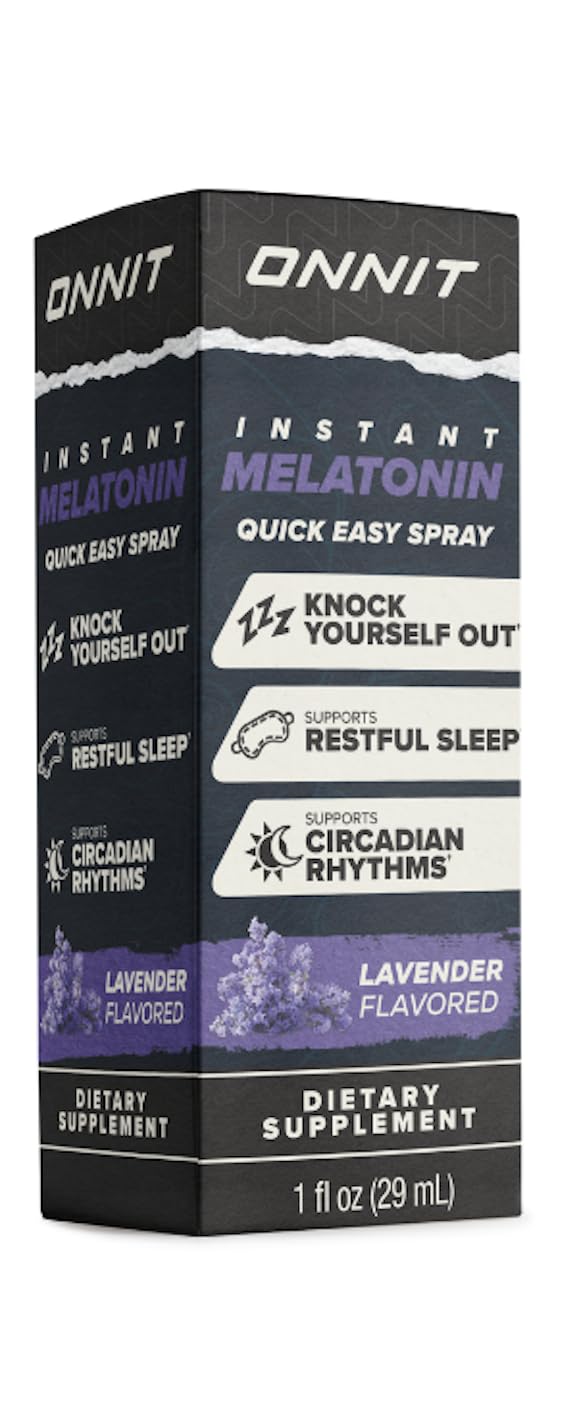 IGEN non-OGM vérifié: ONNIT Mélatonine Spray Instant pour confiance.