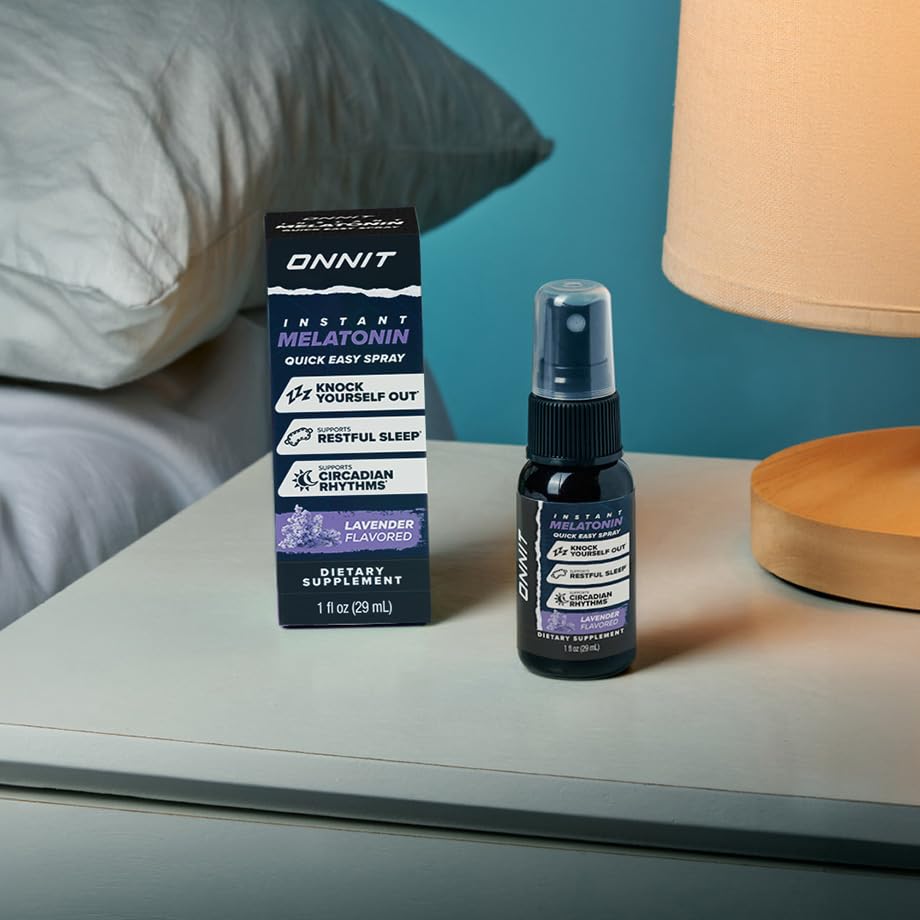 Soutien au sommeil prolongé: spray mélatonine instant pour nuit plus longue.