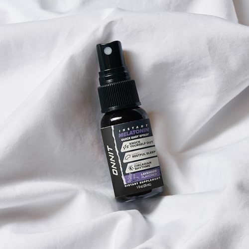 Idéal voyage: Mélatonine spray ONNIT pour décalage horaire.