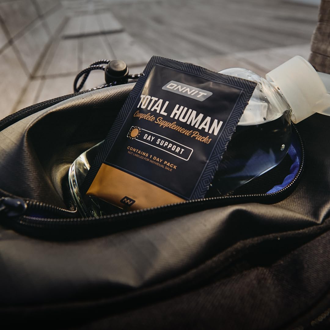 ONNIT Total Human formules complètes, polyvalentes pour la journée.