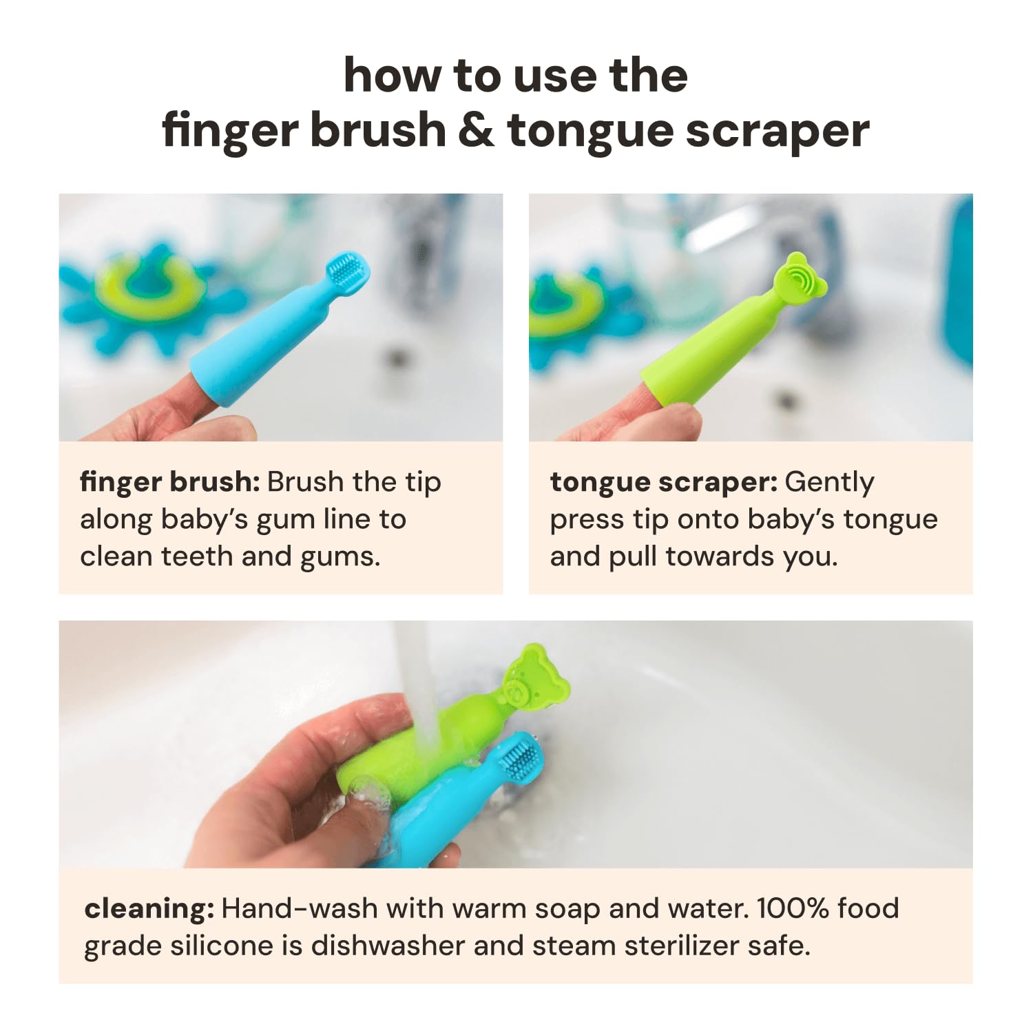 oogiebear design sans vibration assure un soin sans distraction pour bébé