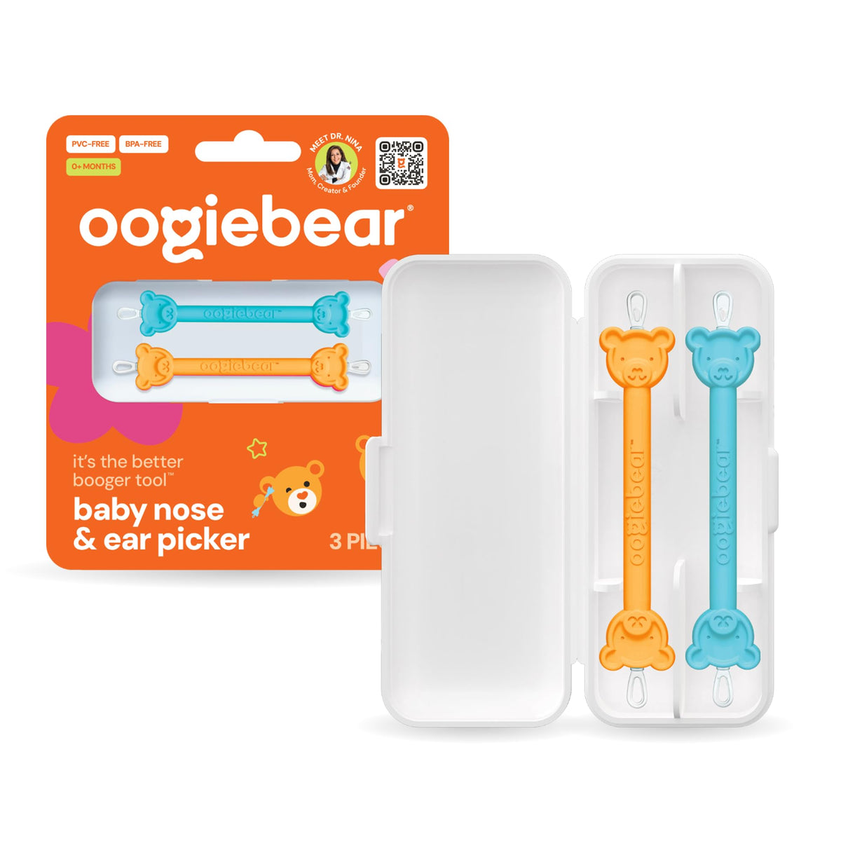 oogiebear embout scoop double pour un nettoyage rapide et sûr des croûtes