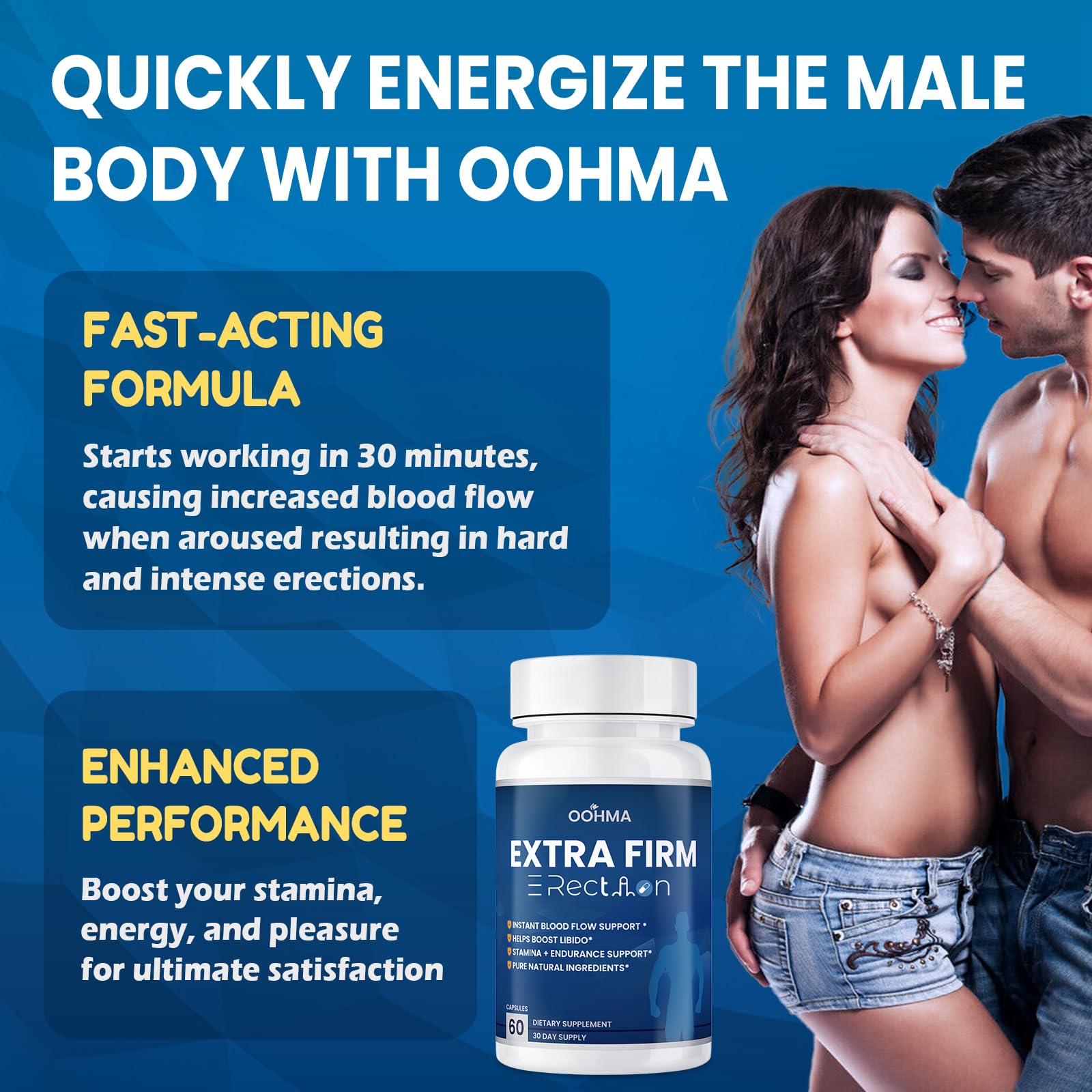 Oohma ginseng extrait capsules : stimulation naturelle et performance quotidienne.