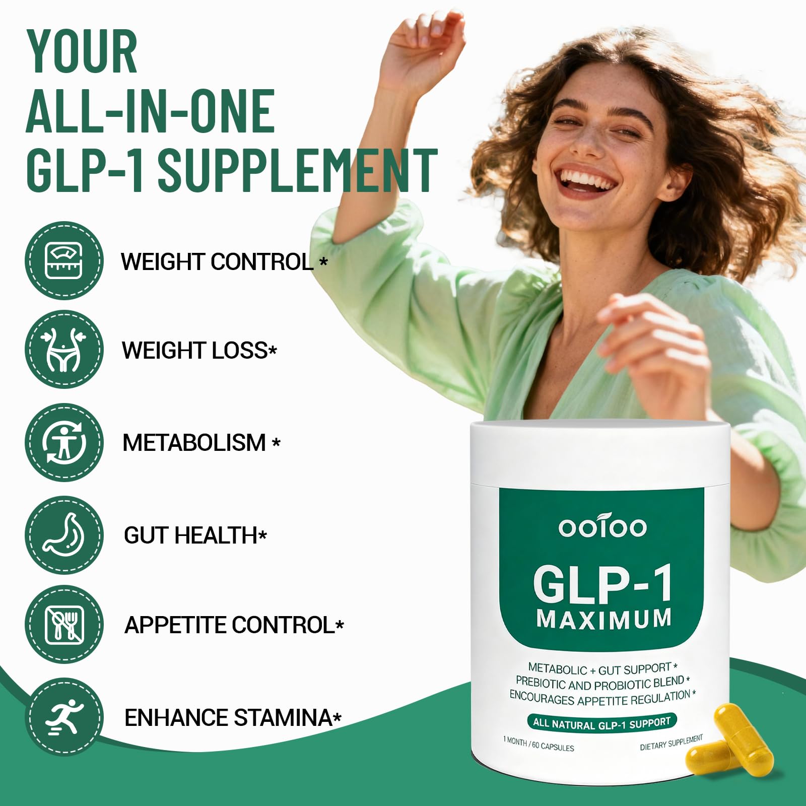ooioo GLP-1 : berberine et cannelle pour le métabolisme naturel