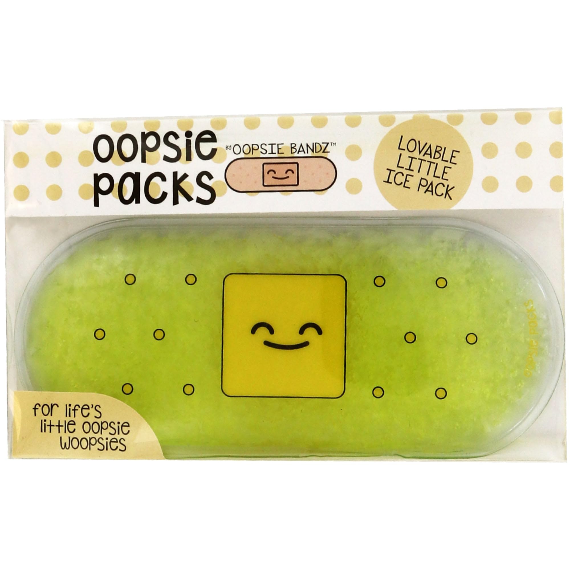 Oopsie Packs adaptés aux enfants de plus de 3 ans sous supervision.