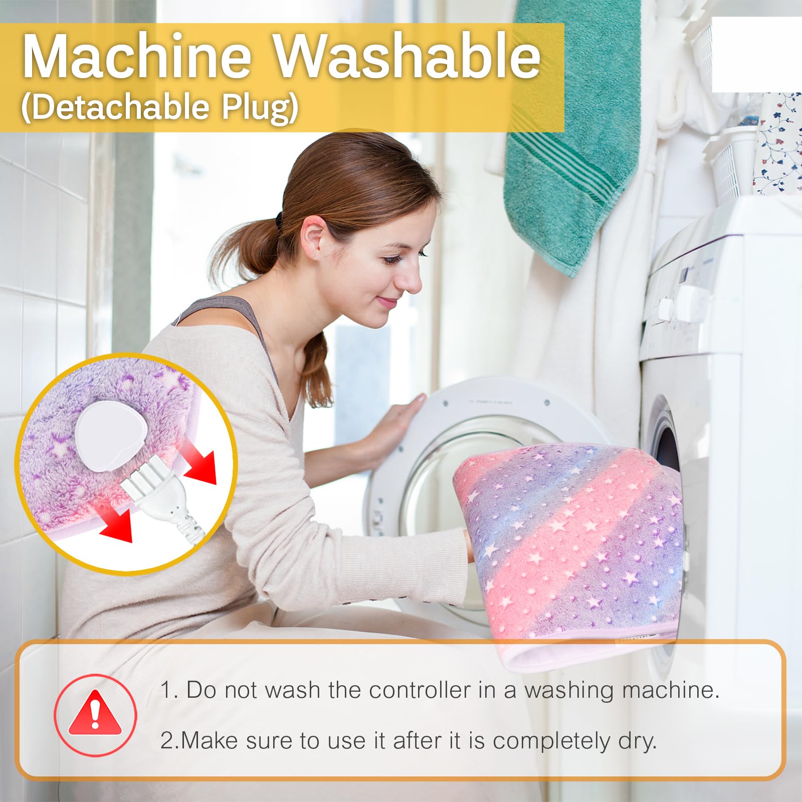OOTWAG lavage en machine après déconnexion, entretien simple et hygiénique.