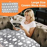 Coussin chauffant OOTWAG pliable épouse les contours pour plus de confort.