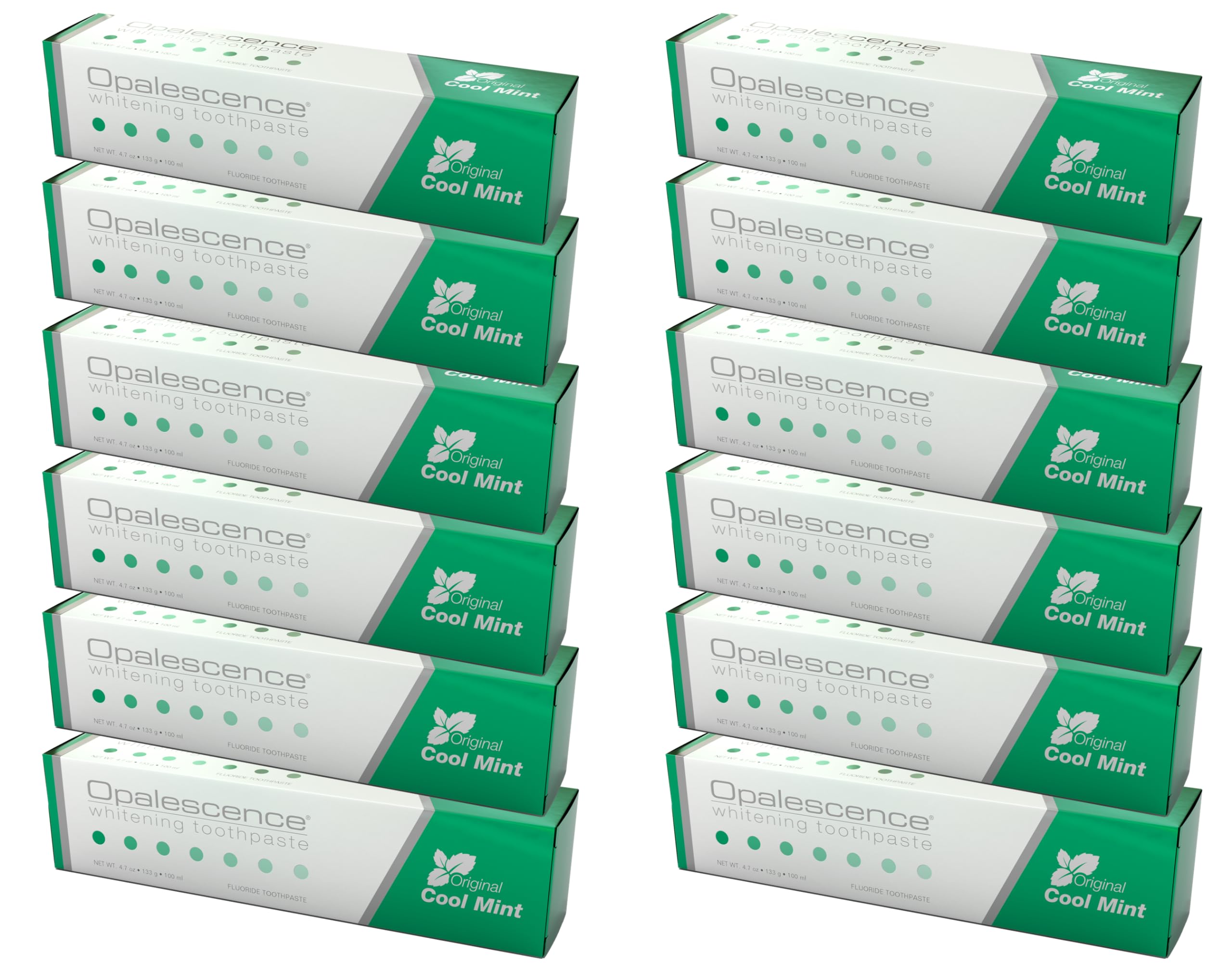 Opalescence dentifrice blanchissant frais pour des taches réduites.