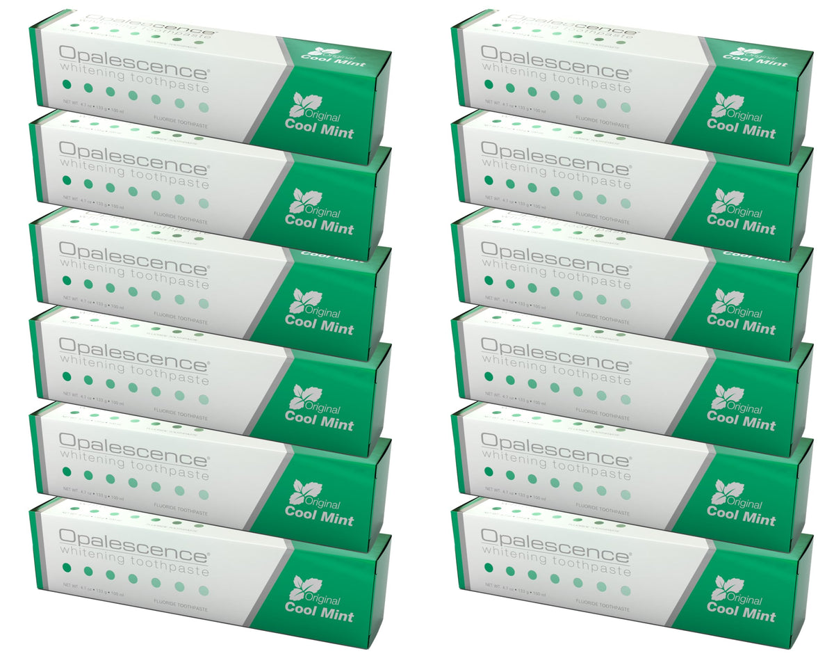 Opalescence dentifrice blanchissant frais pour des taches réduites.