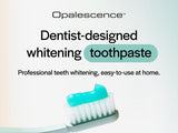Opalescence dentifrice menthe fraîche, arôme frais pour une haleine longue durée.