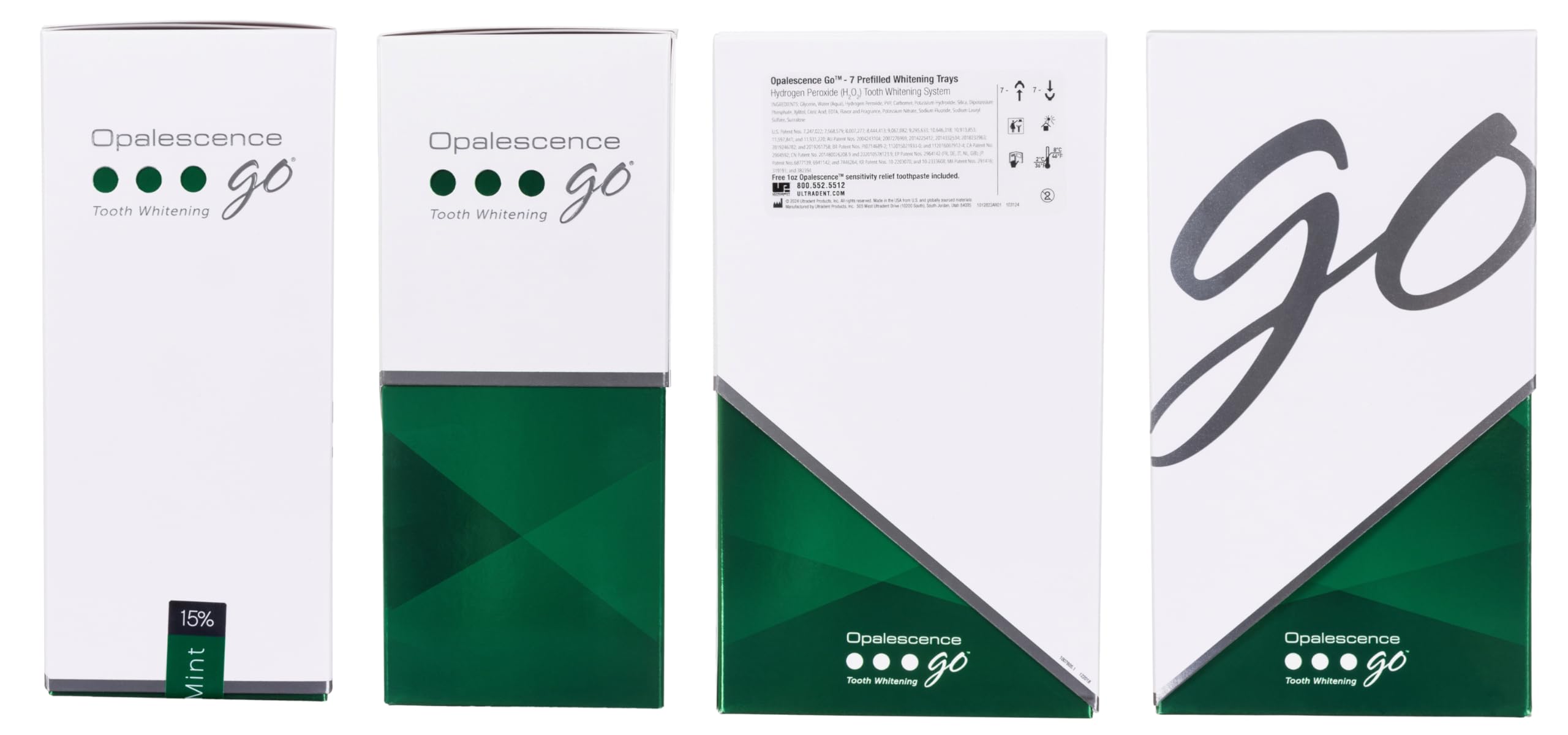 Livret d’instructions inclus avec Opalescence GO pour une application guidée.