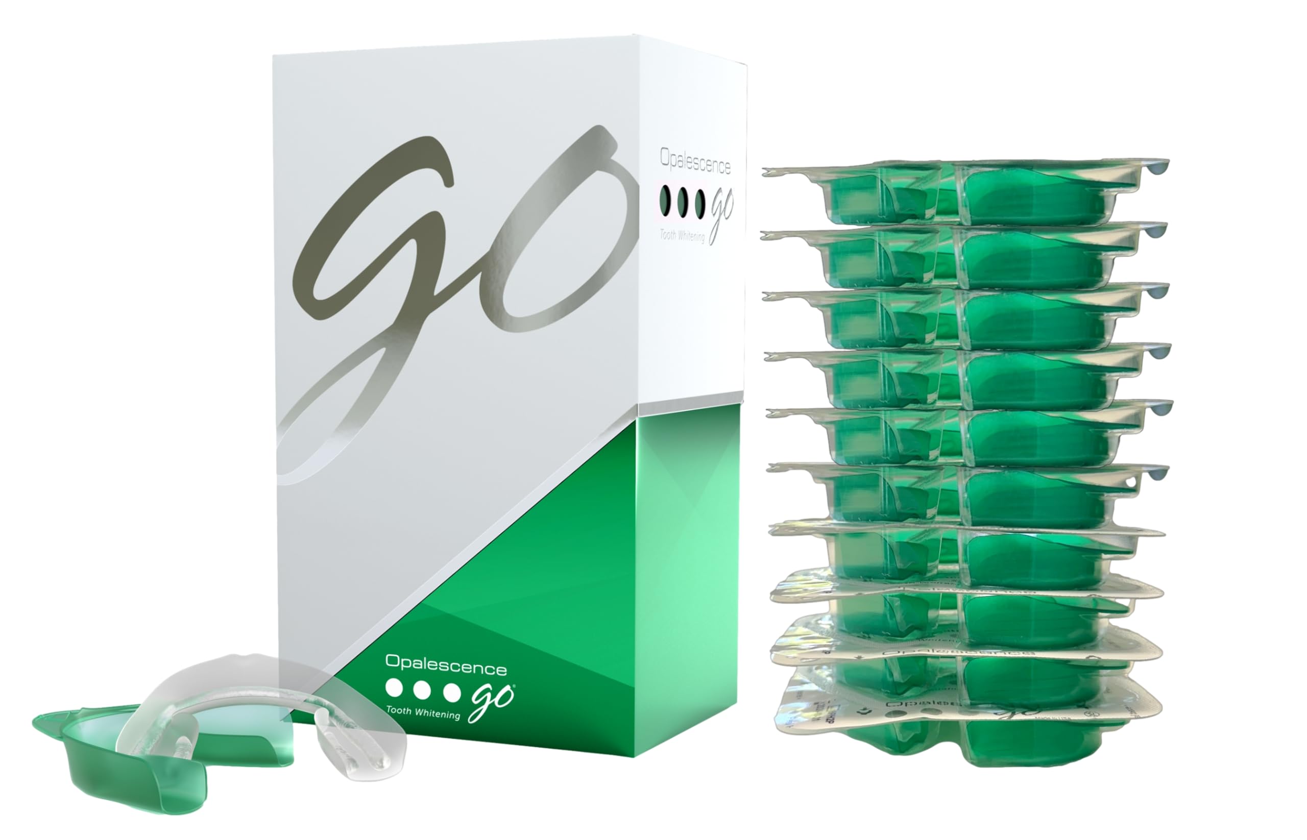 Opalescence Go plateaux dents préremplis, pratique pour 10 traitements à domicile.