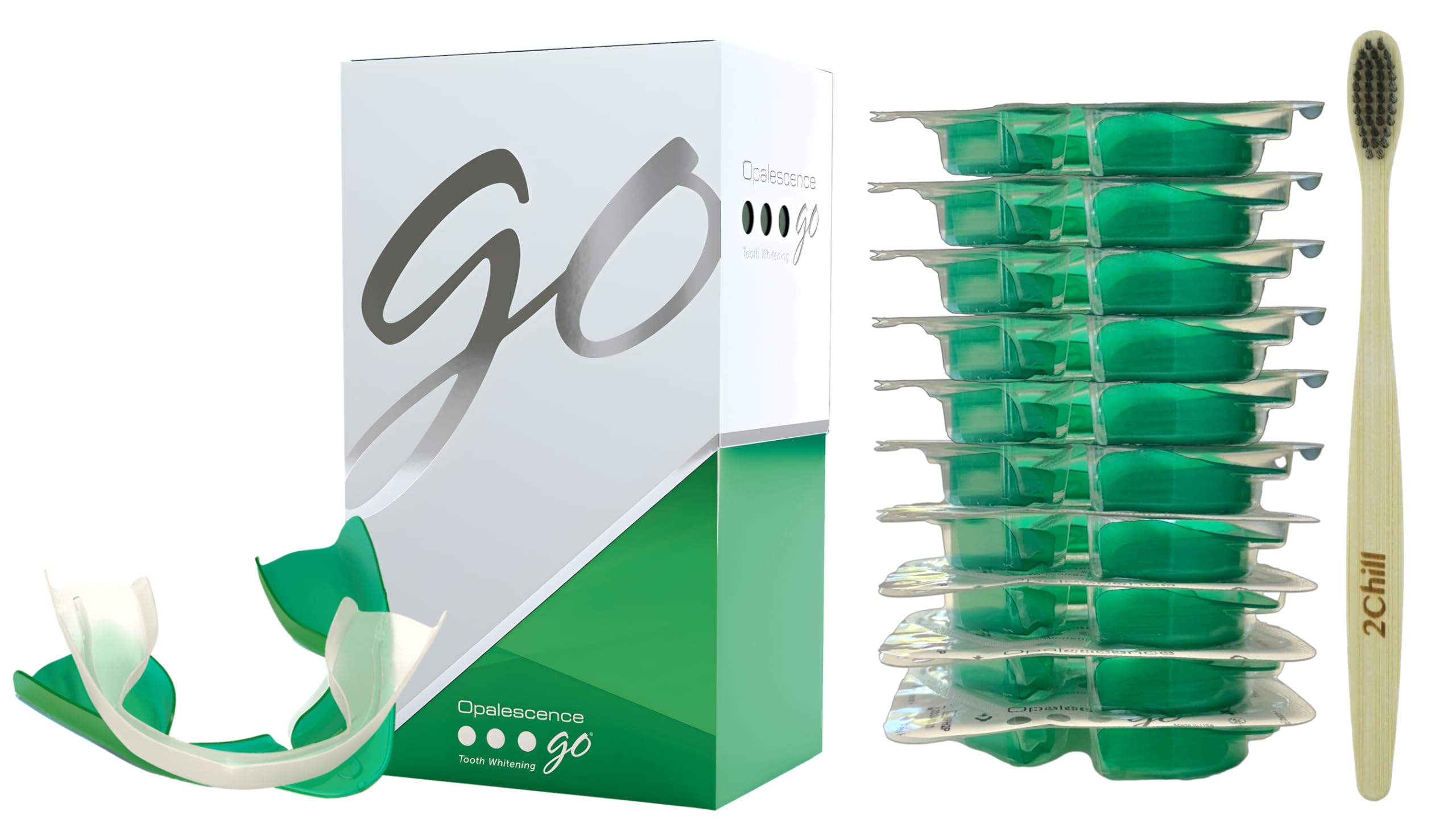 Opalescence Go plateaux menthe: blanchiment pratique sans LED nécessaire