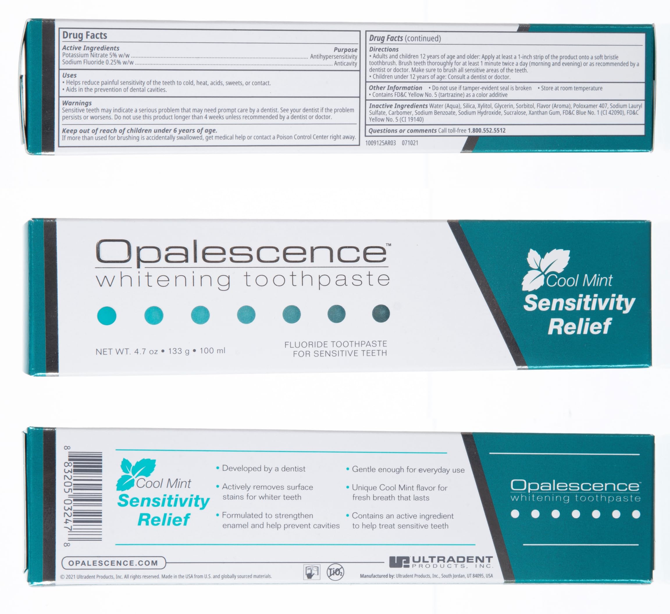 Opalescence sans gluten kasher – convient aux régimes sans gluten et kasher.
