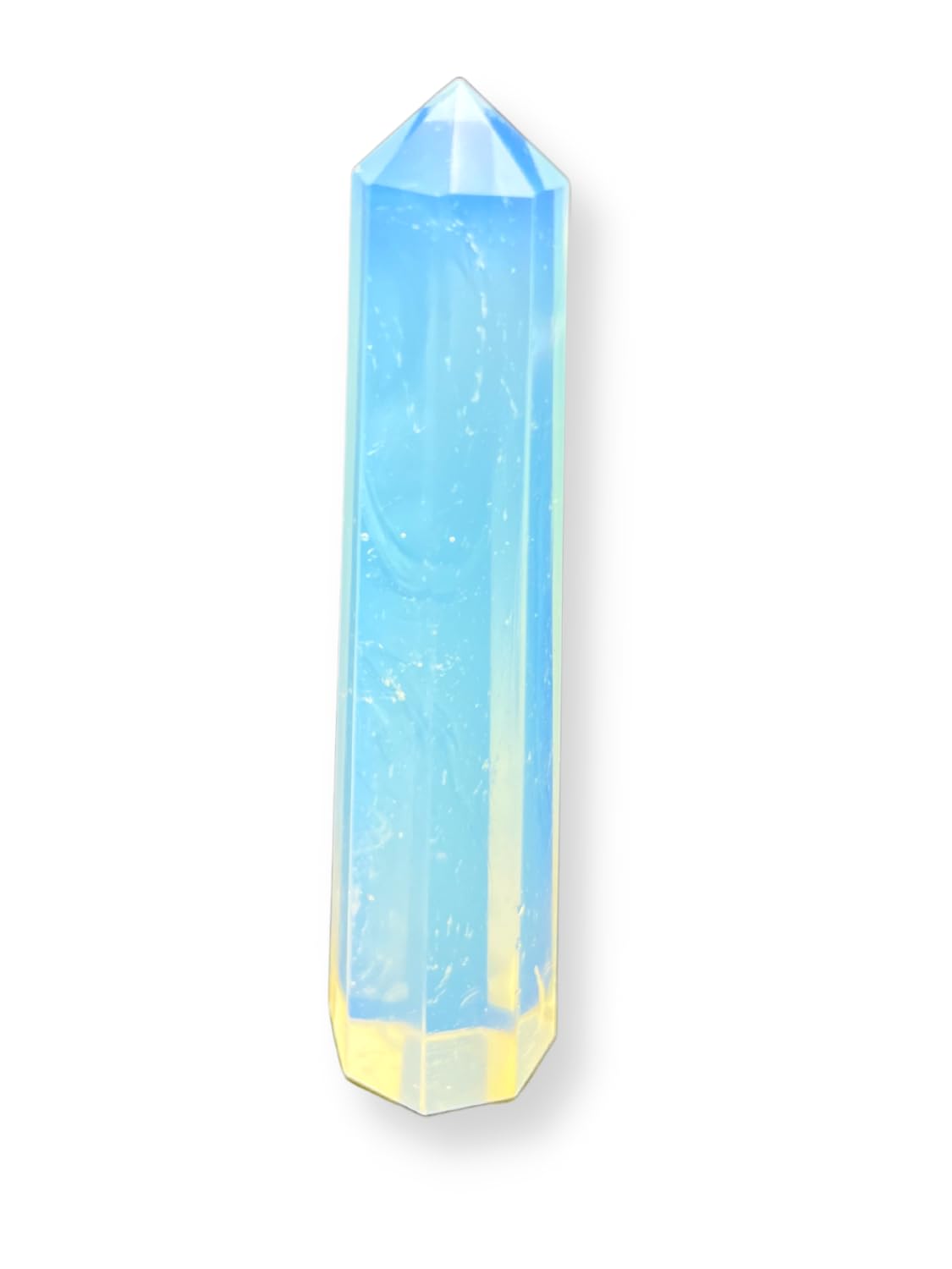 Wholesale Gem Shop Opalite Obélisque 70mm pour méditation et protection.