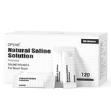 Opove sachets saline pré-mélange nasal pour usage quotidien avec irrigation nasale.