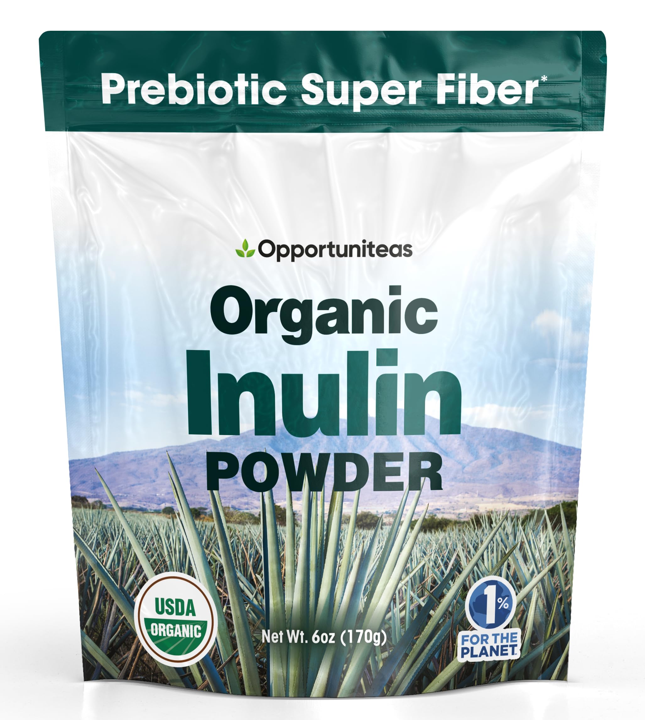 Opportuniteas Agave Inuline Neutre : facile à mélanger dans boissons chaudes ou froides