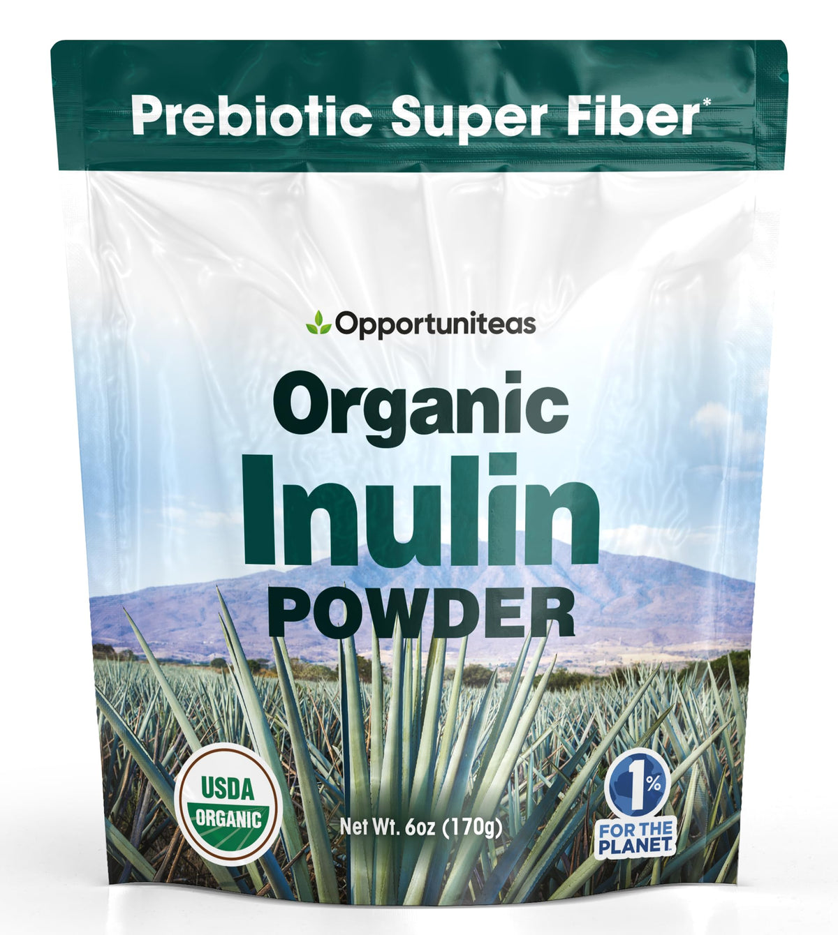 Opportuniteas Agave Inuline Neutre : facile à mélanger dans boissons chaudes ou froides