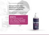 Crème Analgésique Oprava: absorption rapide laissant la peau légère et hydratée.