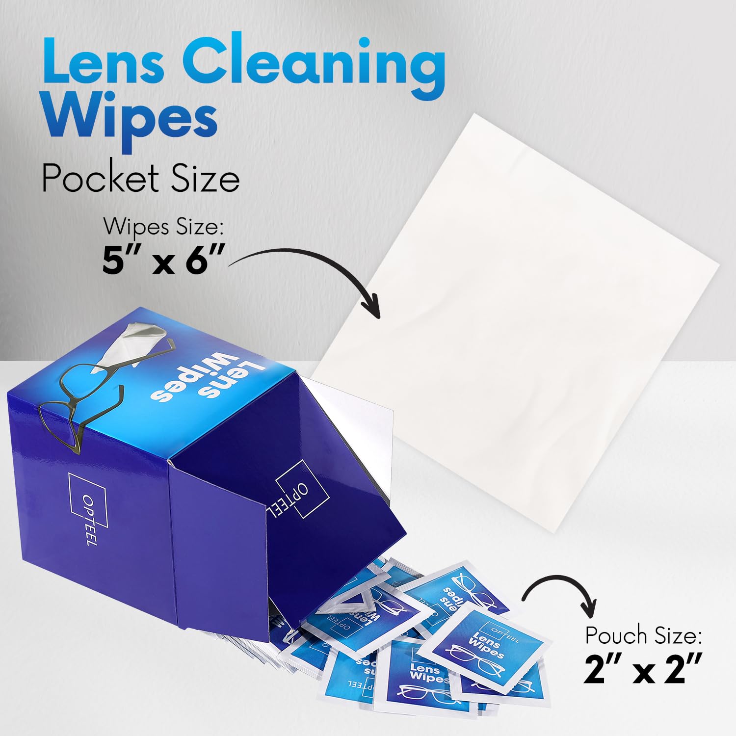 OPTEEL lingettes usage quotidien pour lunettes et écrans, pratique et polyvalent