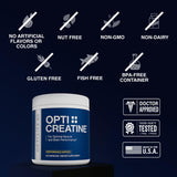 Opti + Life MD créatine monohydrate – prise pré-entraînement en capsule