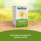 Optibac Bifido Fibre emballage sachets pratique à emporter