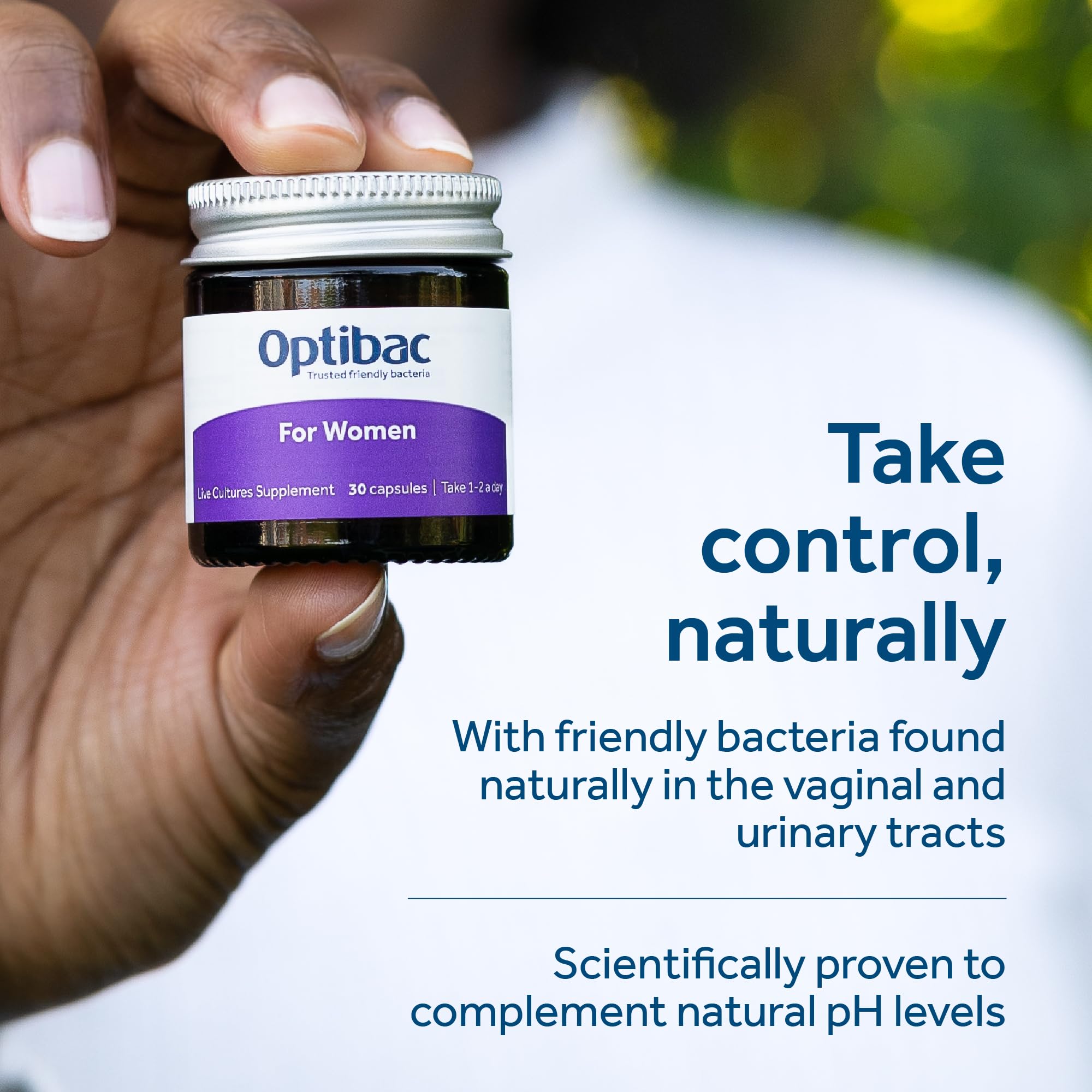 OptiBac Pour Femmes — Sans réfrigération, stockage pratique.