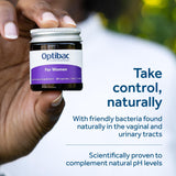 OptiBac Pour Femmes — Sans réfrigération, stockage pratique.