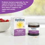 Optibac Probiotics pour Femmes, capsules: format végan facile à prendre.