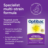 OptiBac Probiotiques flore vaginale, capsule intime pour équilibre et confort.