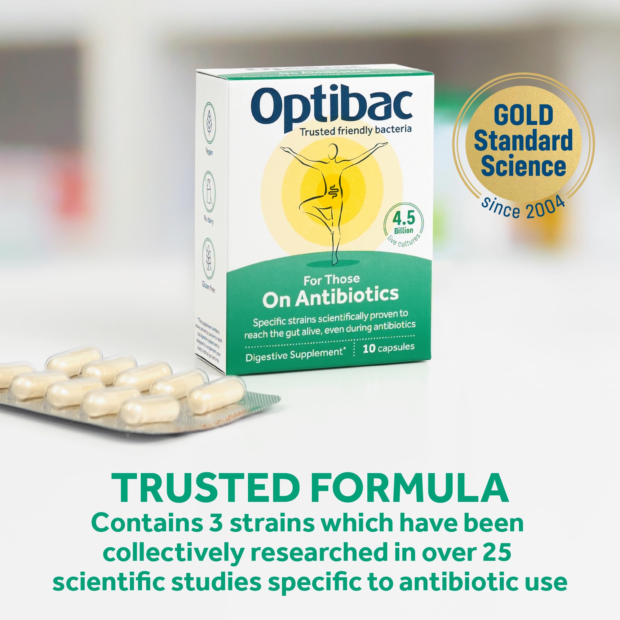 Optibac Probiotics – tablettes faciles à incorporer à votre quotidien.