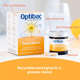 Optibac Probiotiques voyage, emballage discret et pratique