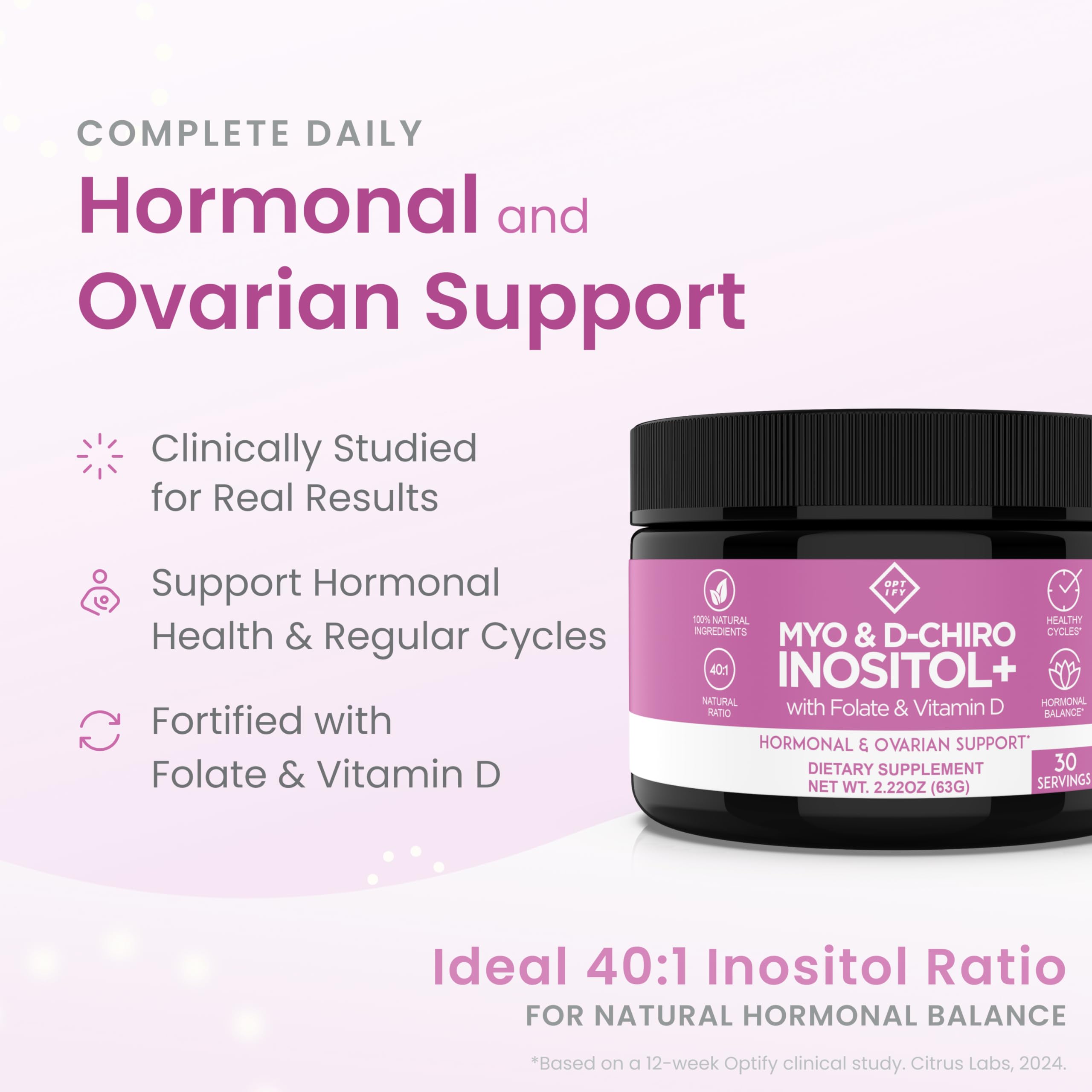 Optify 40:1 ratio, Myo-Inositol et DCI, mélange facile à préparer.
