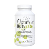 Optim Butyrate, bouteille et étiquette visibles, idéal pour soutenir le transit intestinal au quotidien.
