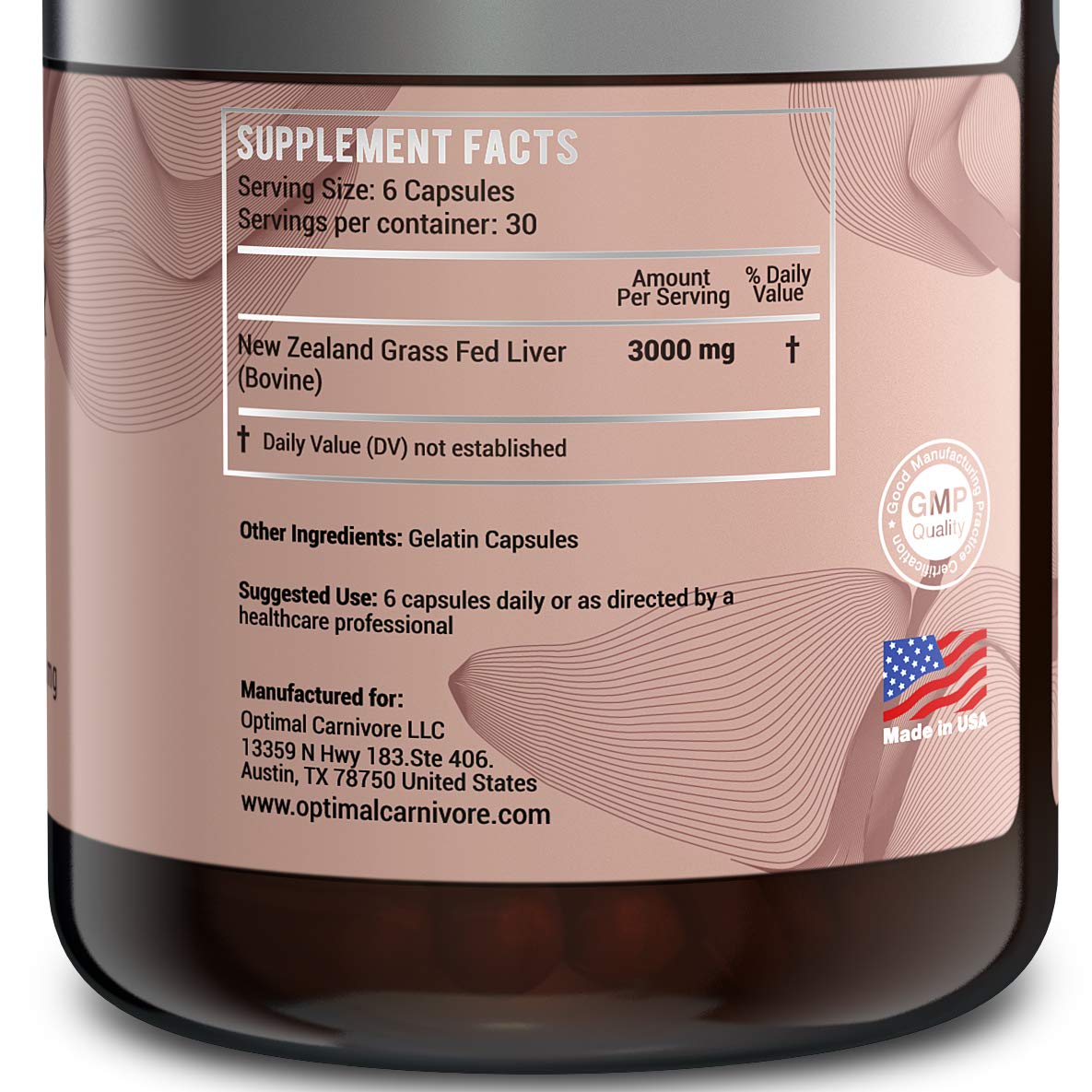 Optimal Carnivore: capsules sans goût ni odeur, intégration facile.