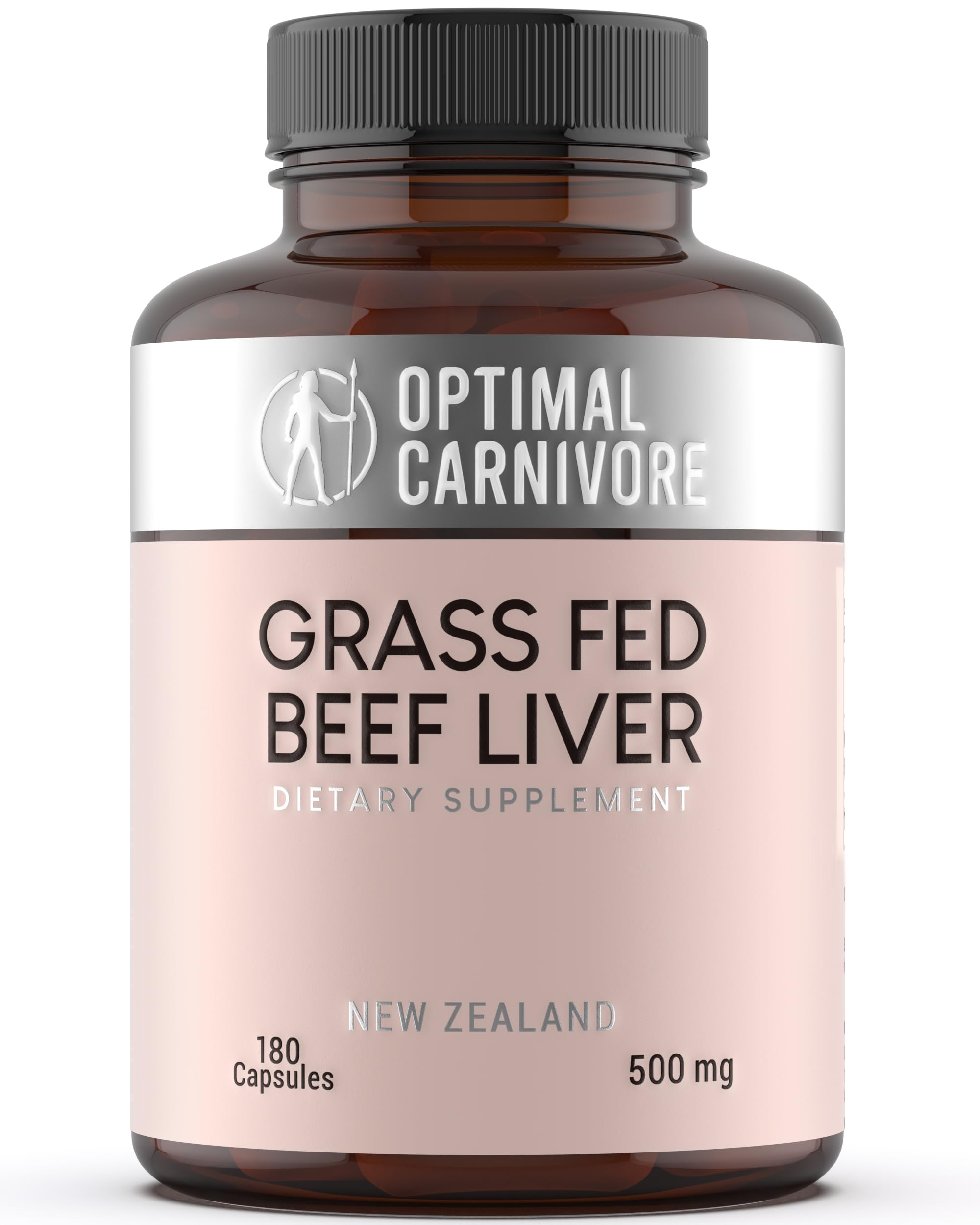 Optimal Carnivore: foie bovin seche en capsules, soutien potentiel énergie et vitalité.