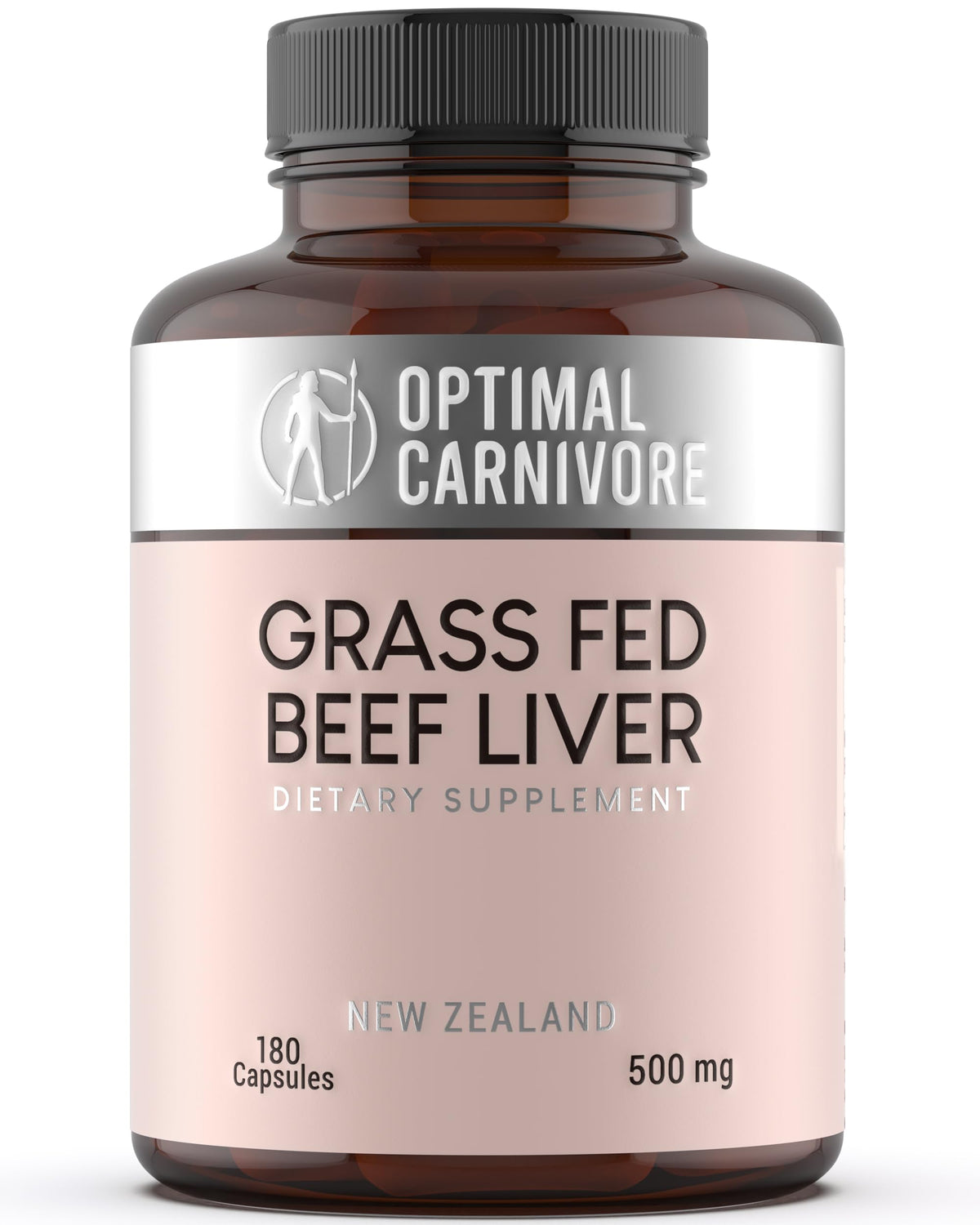 Optimal Carnivore: foie bovin seche en capsules, soutien potentiel énergie et vitalité.