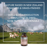 Optimal Carnivore: origine Nouvelle-Zélande, foie de bœuf de qualité.