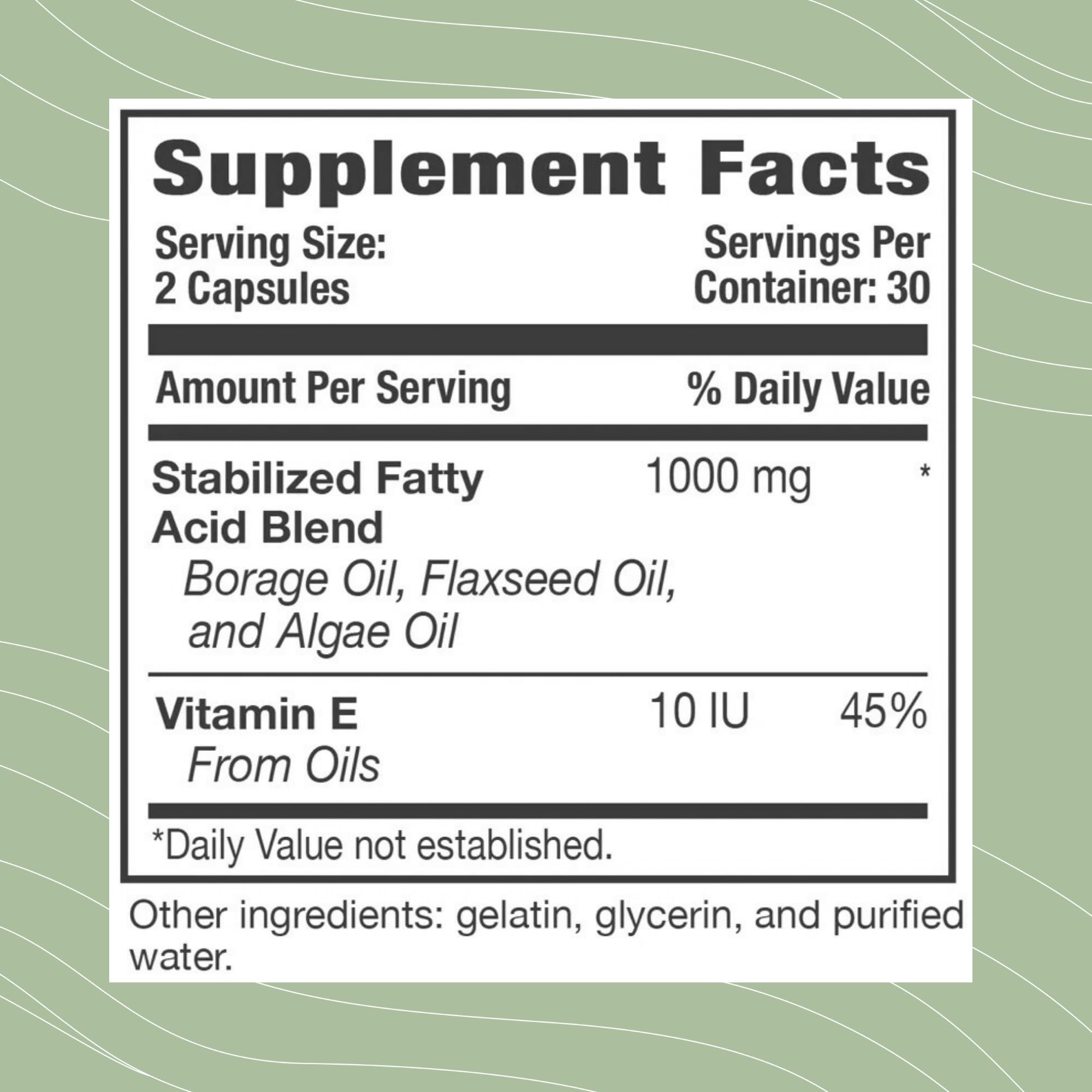 Optimal Health Systems EFA — gélules: prise quotidienne facile pour routine saine.