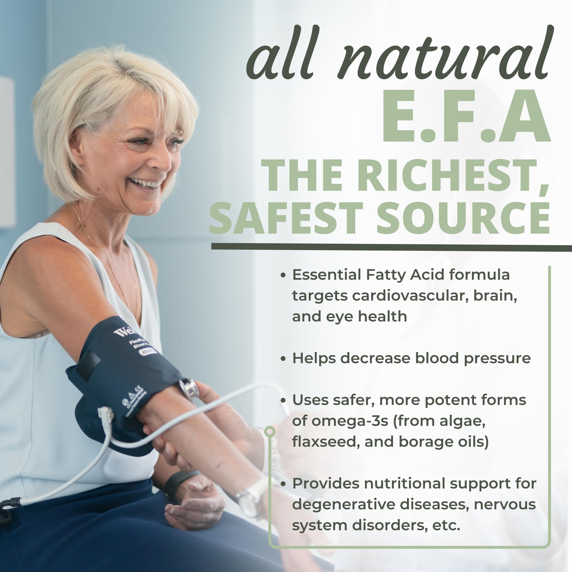 Optimal Health Systems EFA — sans contaminants: faible risque de mercure.