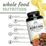 Opti-Adrenal emballage clair et étiquette lisible, travail de qualité et sécurité.