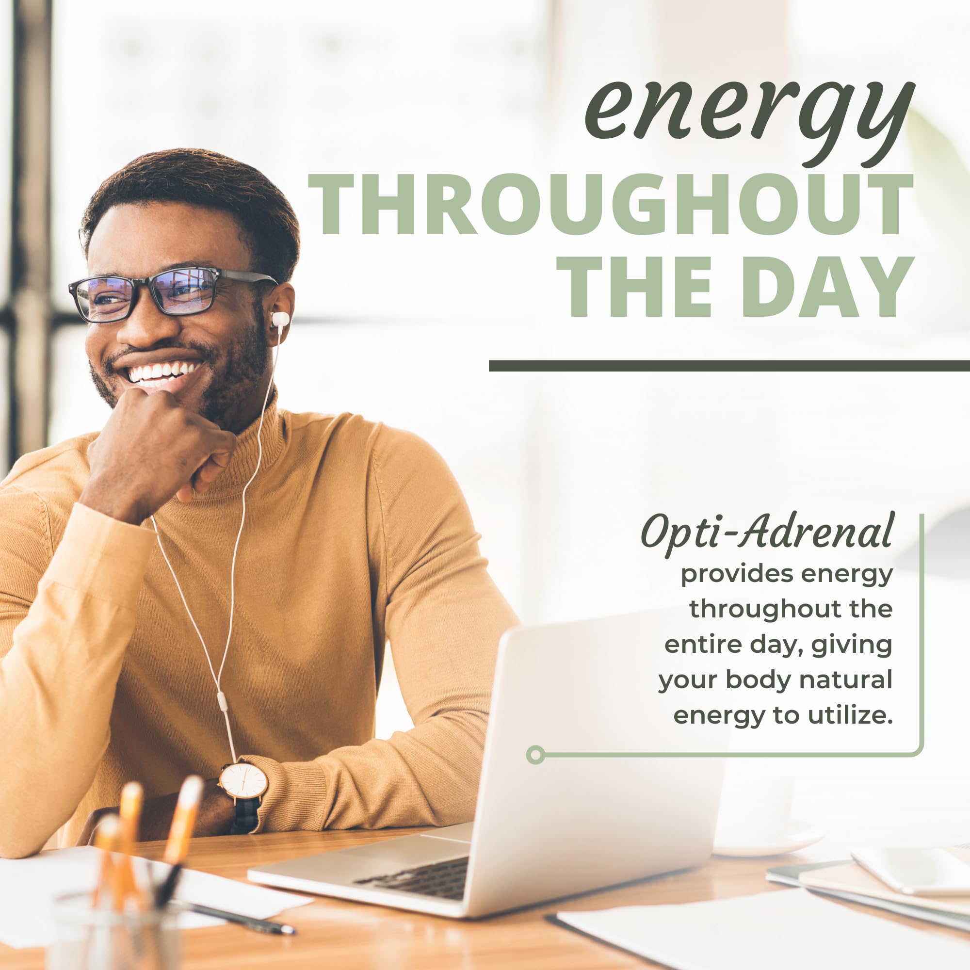 Opti-Adrenal s’intègre à une routine quotidienne pour le bien-être et l’endurance.