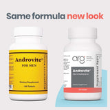 Étiquette Optimox Androvite pour homme, présentation et ingrédients visibles.