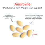 Ingrédients Optimox Androvite pour homme, aperçu des nutriments essentiels.