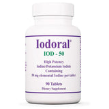 Optimox Iodoral 50 mg – bouteille visible, soutien potentiel thyroïdien.