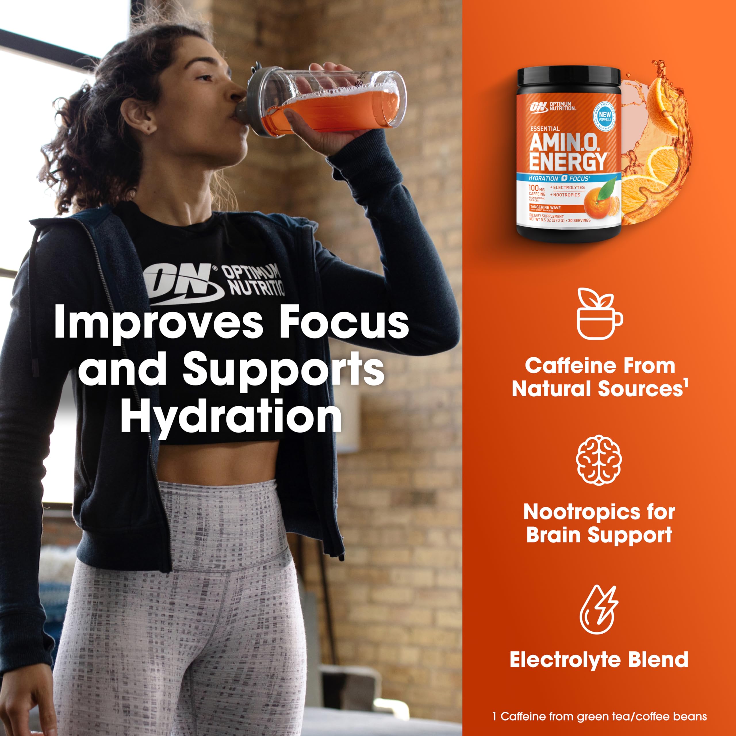 Optimum Nutrition Amino Energy Poudre BCAA récupération potentielle