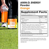 Optimum Nutrition Amino Energy: scène de gym avec shaker, expérience d'entraînement fluide.