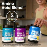 Optimum Nutrition Amino Energy fournit 100 mg de caféine par portion pour soutien rapide