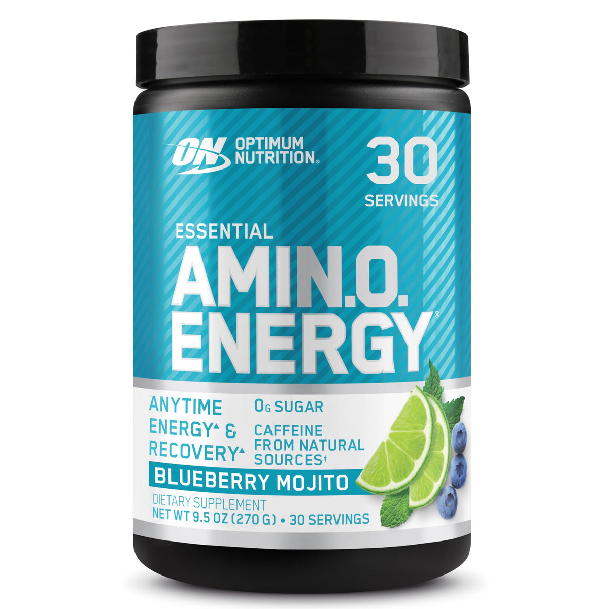 Optimum Nutrition Amino Energy, versement de poudre indiquant l'énergie pour la séance.